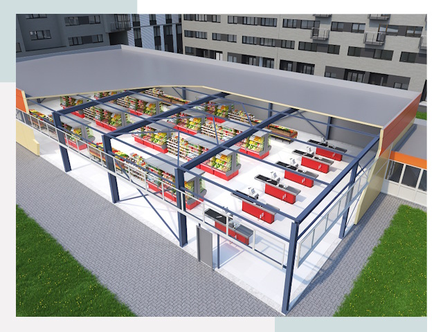 Строительство магазинов в Михайловка от 610 руб. за м²