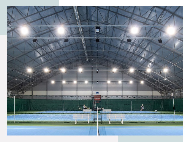 Строительство теннисных кортов в Михайловка от 610 руб.