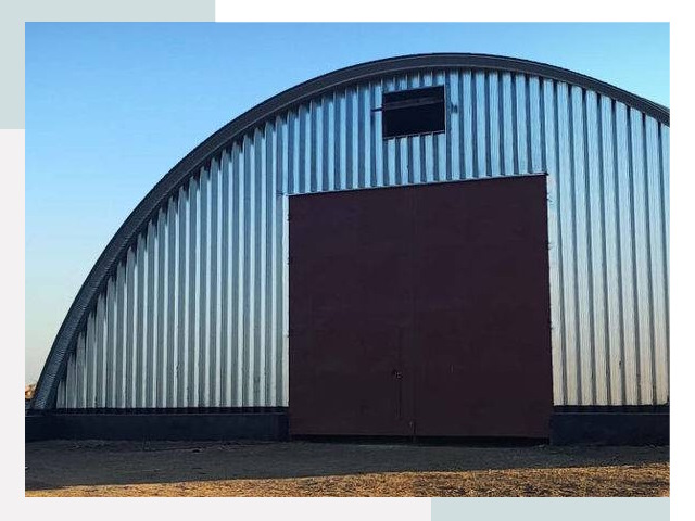 Бескаркасные ангары в Михайловке