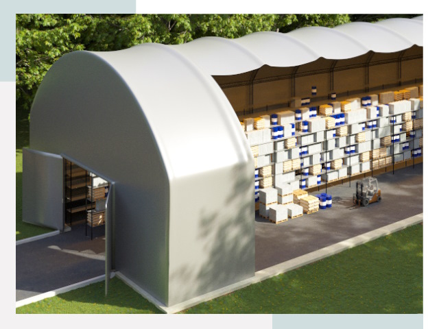 Тентовые ангары в Михайловке
