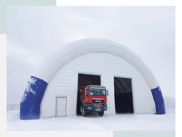 Мобильные ангары в Михайловке