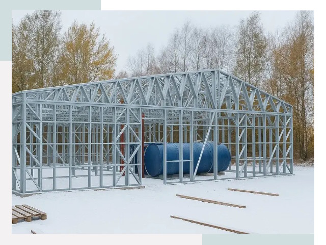 Металлические ангары в Михайловке