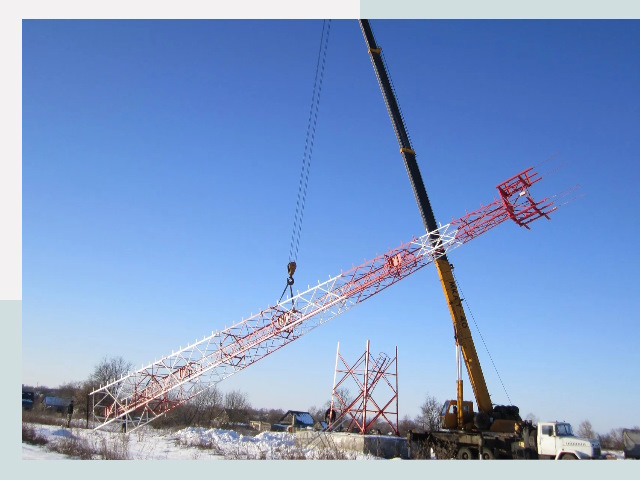 Строительство башен связи в Михайловке от 610 руб.