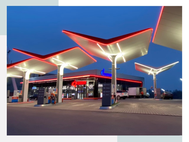 Навесы для АЗС в Михайловке