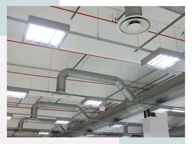 Вентиляция ангаров в Михайловке