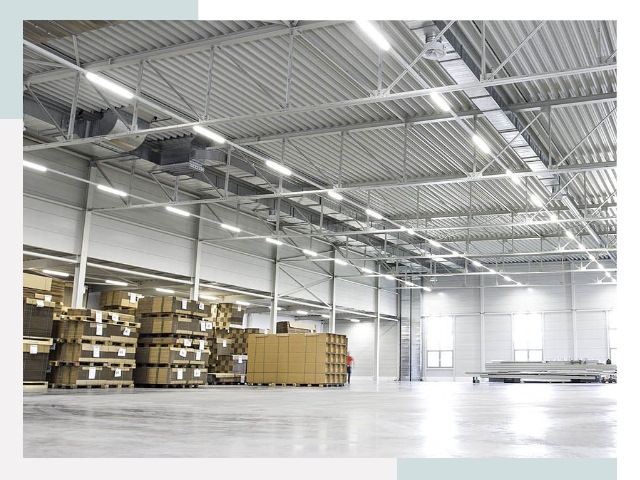 Освещение ангаров в Михайловке