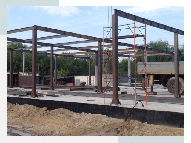 Фундамент для ангаров в Михайловке