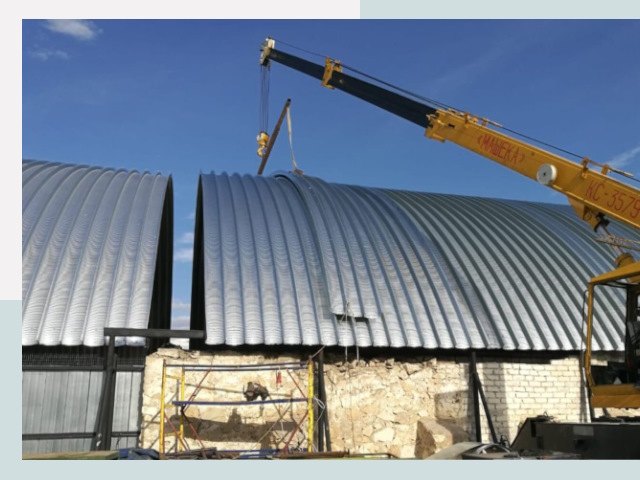 Реконструкция ангаров в Михайловке от 610 руб.