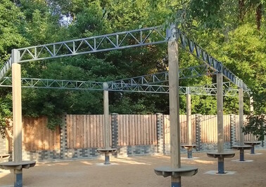 Терраса из металлоконструкций под ключ, проектирование, изготовление и монтаж от СтальСтрой-Мхл